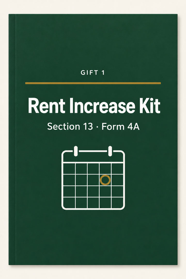 Rent Increase Kit (Section 13, Form 4A)